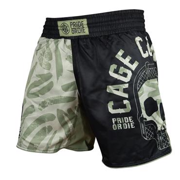 Pride Or Die cage control MMA Shorts - Black